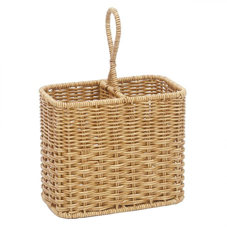 クレエユティルナイールツールスタンドかご収納ブラウン（カラー）