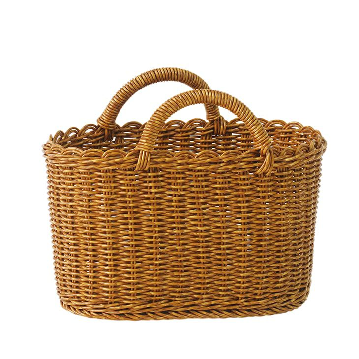 クレエユティルオーバルハンドルバスケットS（カラー）