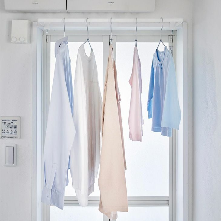 towerタワー室内物干しハンガー奥行ワイド(ホワイト)（カラー）