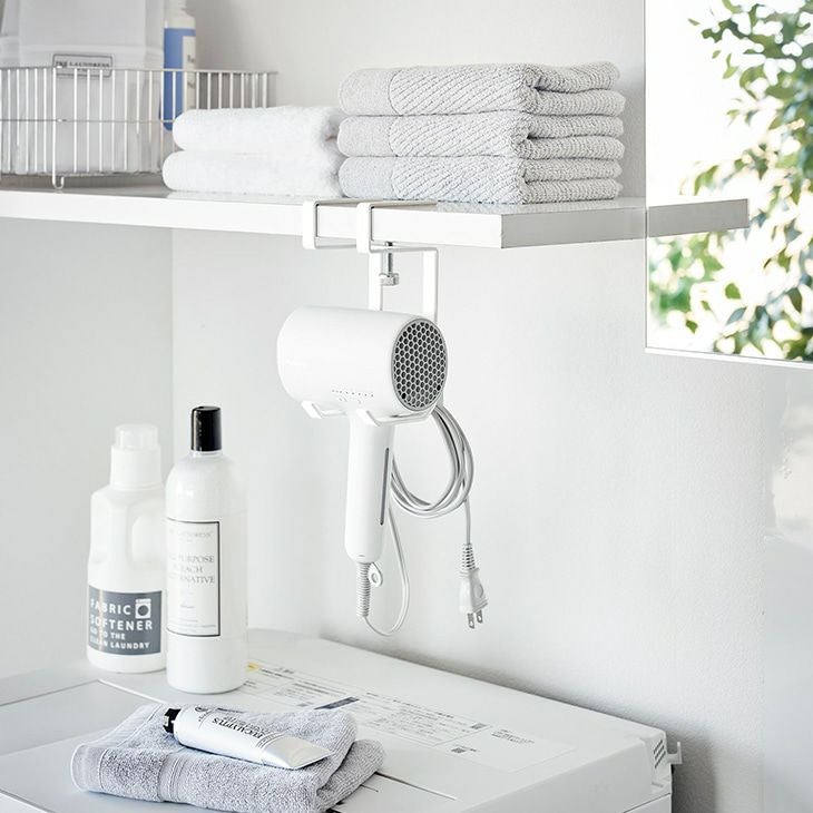 towerタワー棚下ドライヤーハンガー(ホワイト)（イメージ）