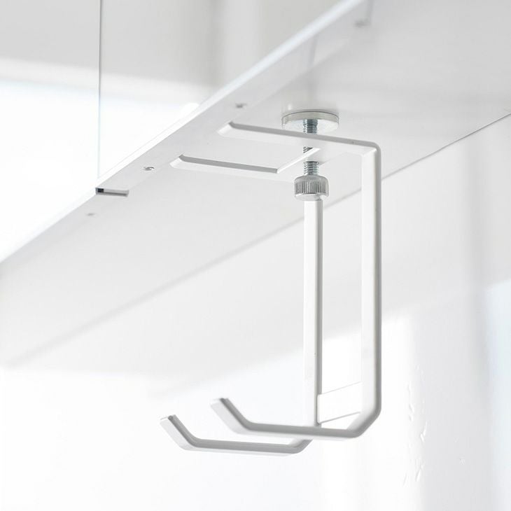 towerタワー棚下ドライヤーハンガー(ホワイト)（カラー）