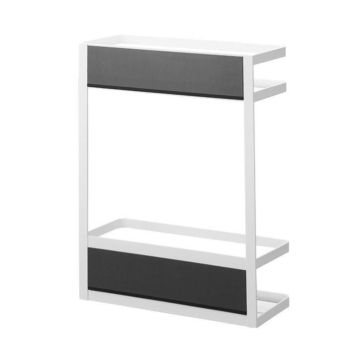 towerタワー洗濯機横マグネット収納ラック2段(ホワイト)（カラー）