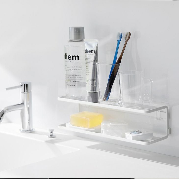 towerタワーフィルムフックサニタリーラック2段(ホワイト)（イメージ）