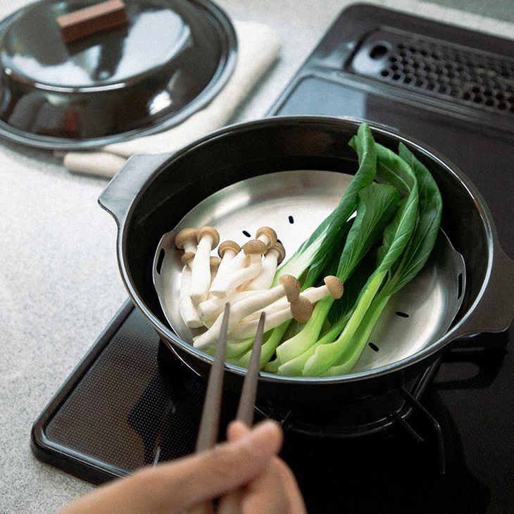 KINTOキントースチームプレート18cm1L対応KAKOMIステンレス（イメージ）