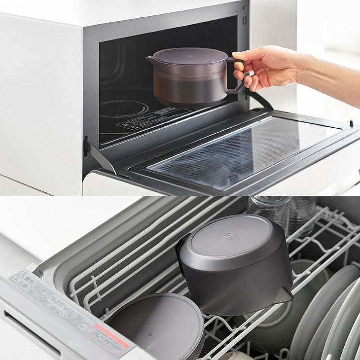 towerタワーティーポット(ブラック)（カラー）