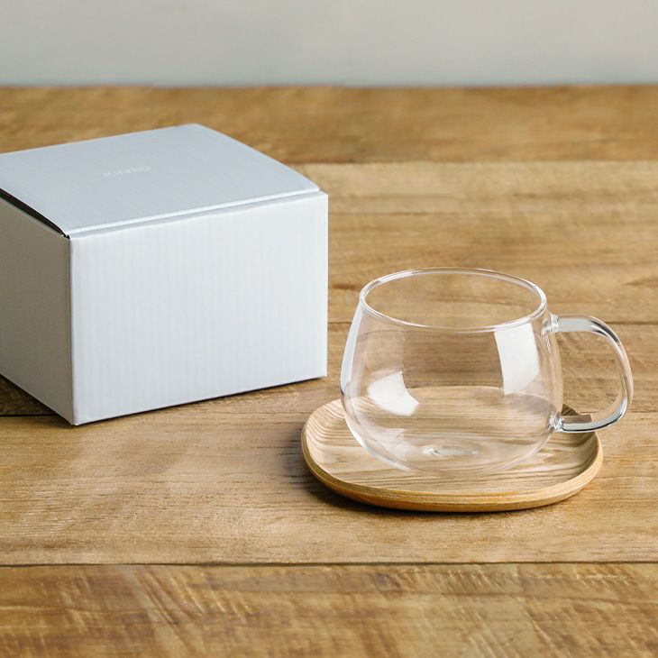 KINTOキントーUNITEAカップ＆ソーサー350ml125mmウィロー（イメージ）