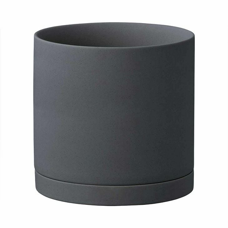 KINTOキントープラントポット200×195mm(ダークグレー)（イメージ）