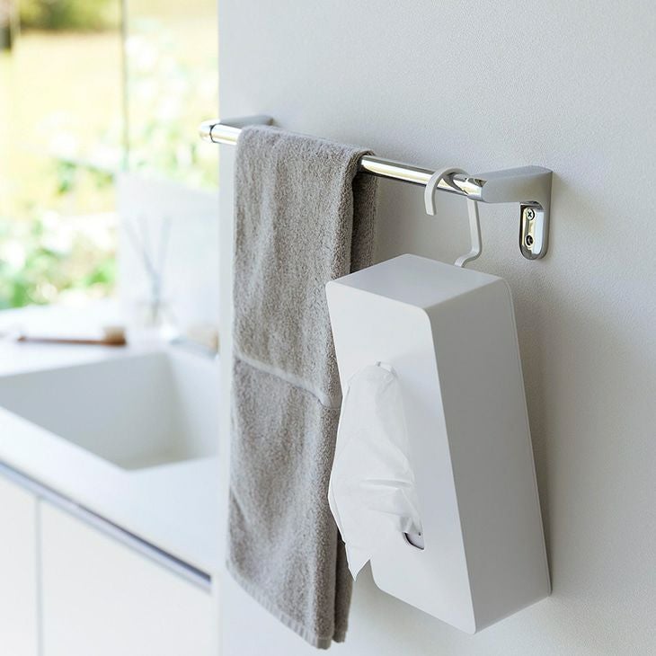 towerタワー引っ掛けティッシュケース(ホワイト)（イメージ）