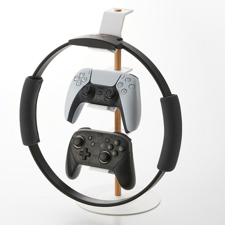 towerタワー置台が動くゲームコントローラー収納ラック(ホワイト)（カラー）
