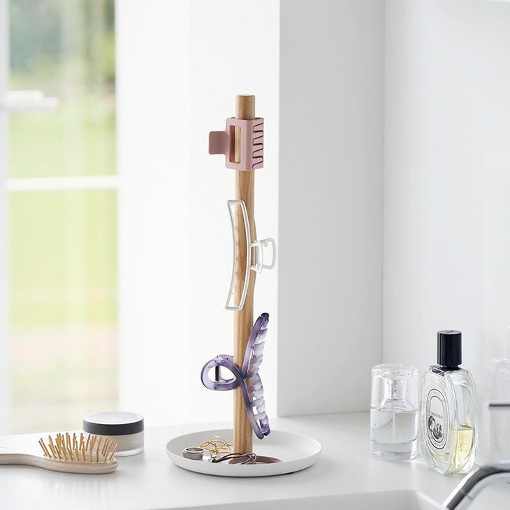 towerタワーヘアクリップ収納スタンド(ホワイト)（イメージ）