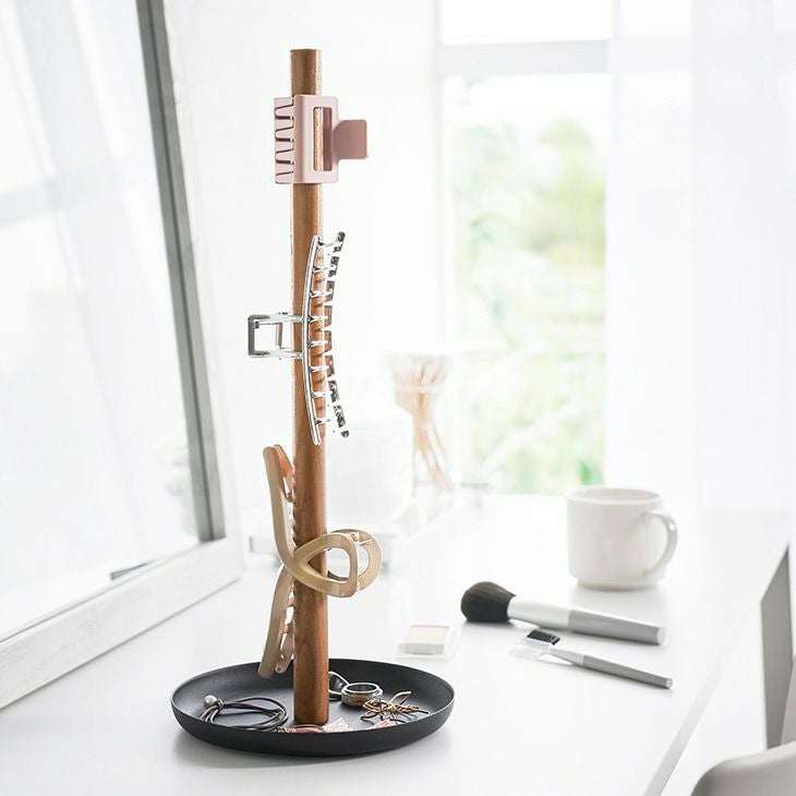 towerタワーヘアクリップ収納スタンド(ブラック)（カラー）