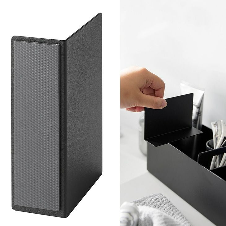 towerタワーハンドル付きスリム収納ボックス(ブラック)（カラー）