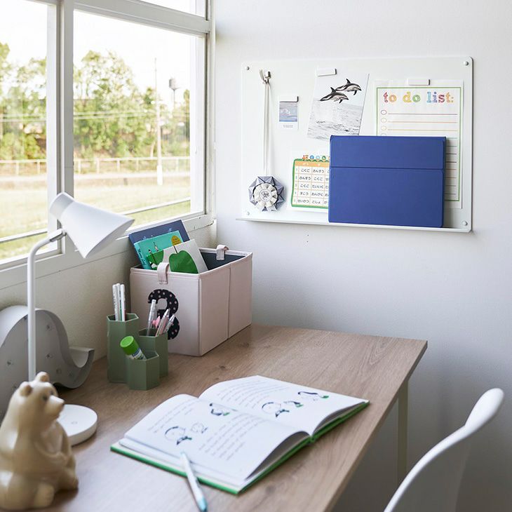 towerタワーウォールプリントボードトレー付き石こうボード壁対応(ホワイト)（イメージ）