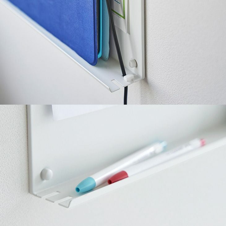 towerタワーウォールプリントボードトレー付き石こうボード壁対応(ホワイト)（カラー）