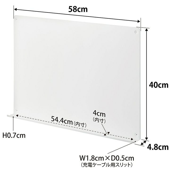 towerタワーウォールプリントボードトレー付き石こうボード壁対応(ホワイト)（カラー）
