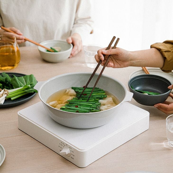 KINTOキントー琺瑯鍋IH対応2LKAKOMIステンレス琺瑯(サンドベージュ)（カラー）