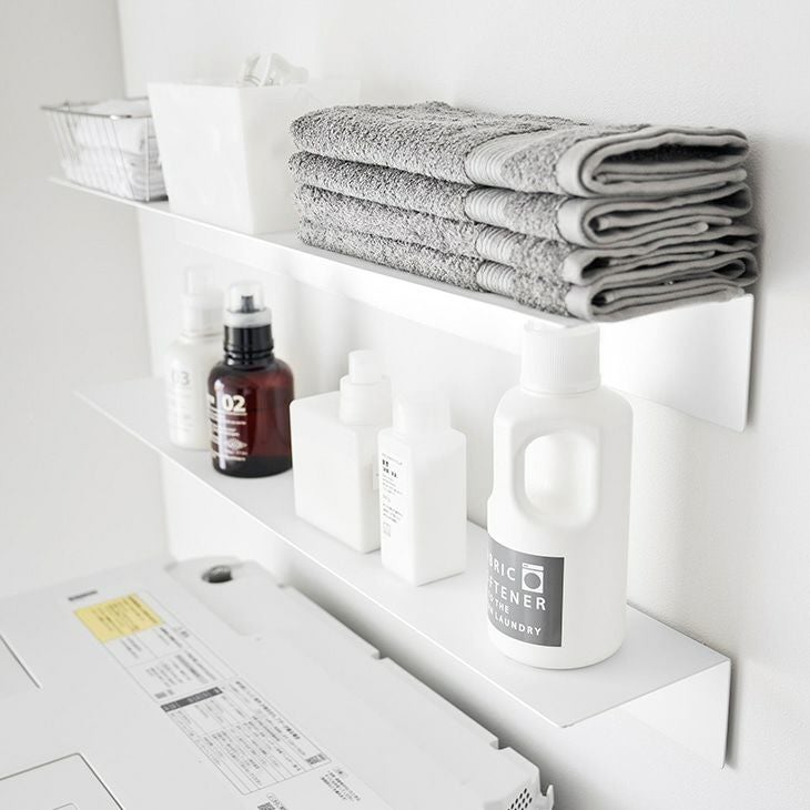 towerタワーマグネットが付くウォールラックW90石こうボード壁対応(ホワイト)（カラー）