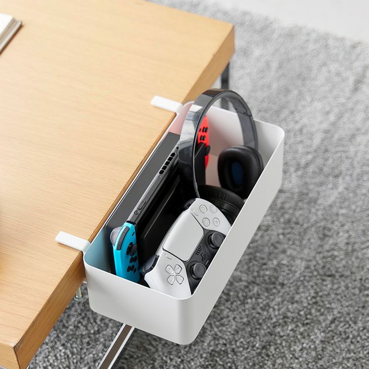 towerタワーテーブル横バスケット(ホワイト)（カラー）