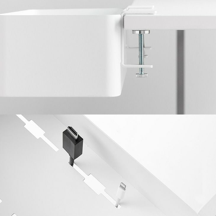 towerタワーテーブル横バスケット(ホワイト)（カラー）