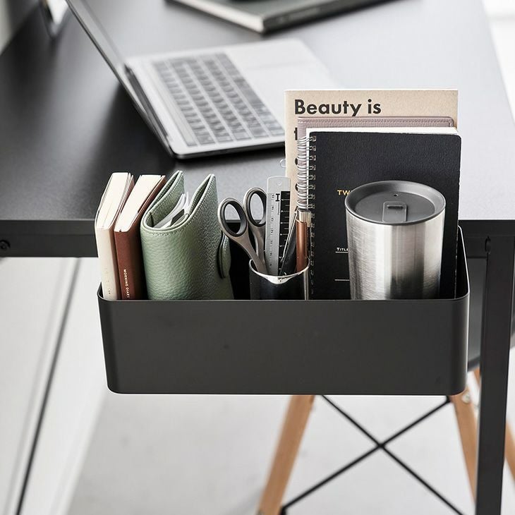 towerタワーテーブル横バスケット(ブラック)（カラー）