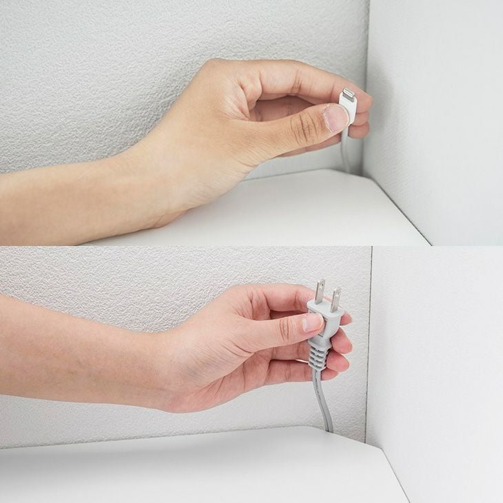 towerタワーウォールコーナーシェルフL石こうボード壁対応(ホワイト)（カラー）