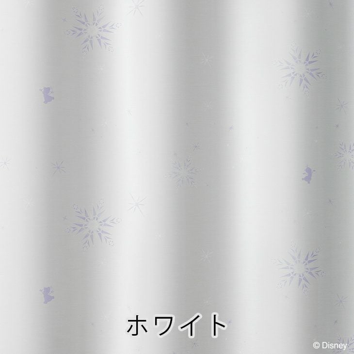 カーテンレースFROZEN/フラリーアイスボイル（ホワイト）