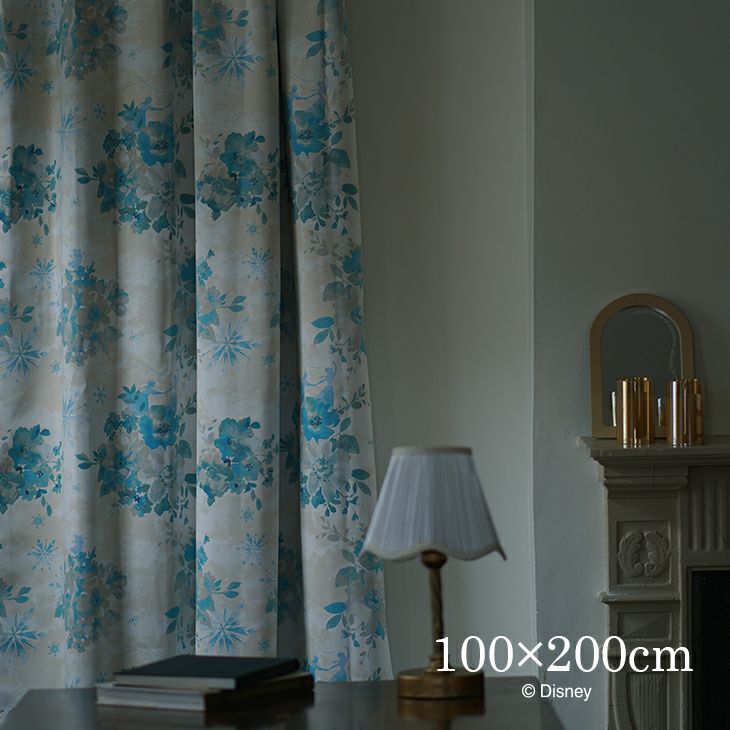 遮光カーテンFROZEN/アイスブルーム（メインイメージ）
