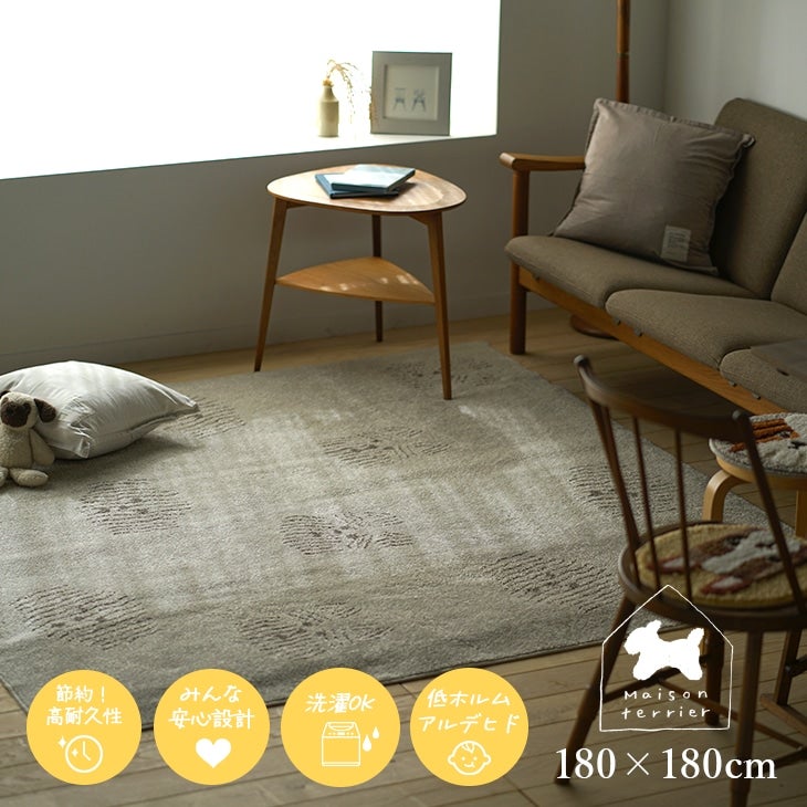 クリームテリアラグ（イメージ）