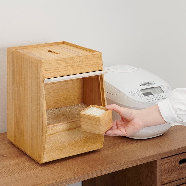 米びつ 5kg KIRISAI 桐のこめ櫃 オスマック（メインイメージ）