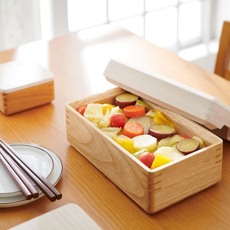 電子レンジ蒸し器 KIRISAI 木製 桐のレンジでむし鉢 日本製 オスマック（メインイメージ）